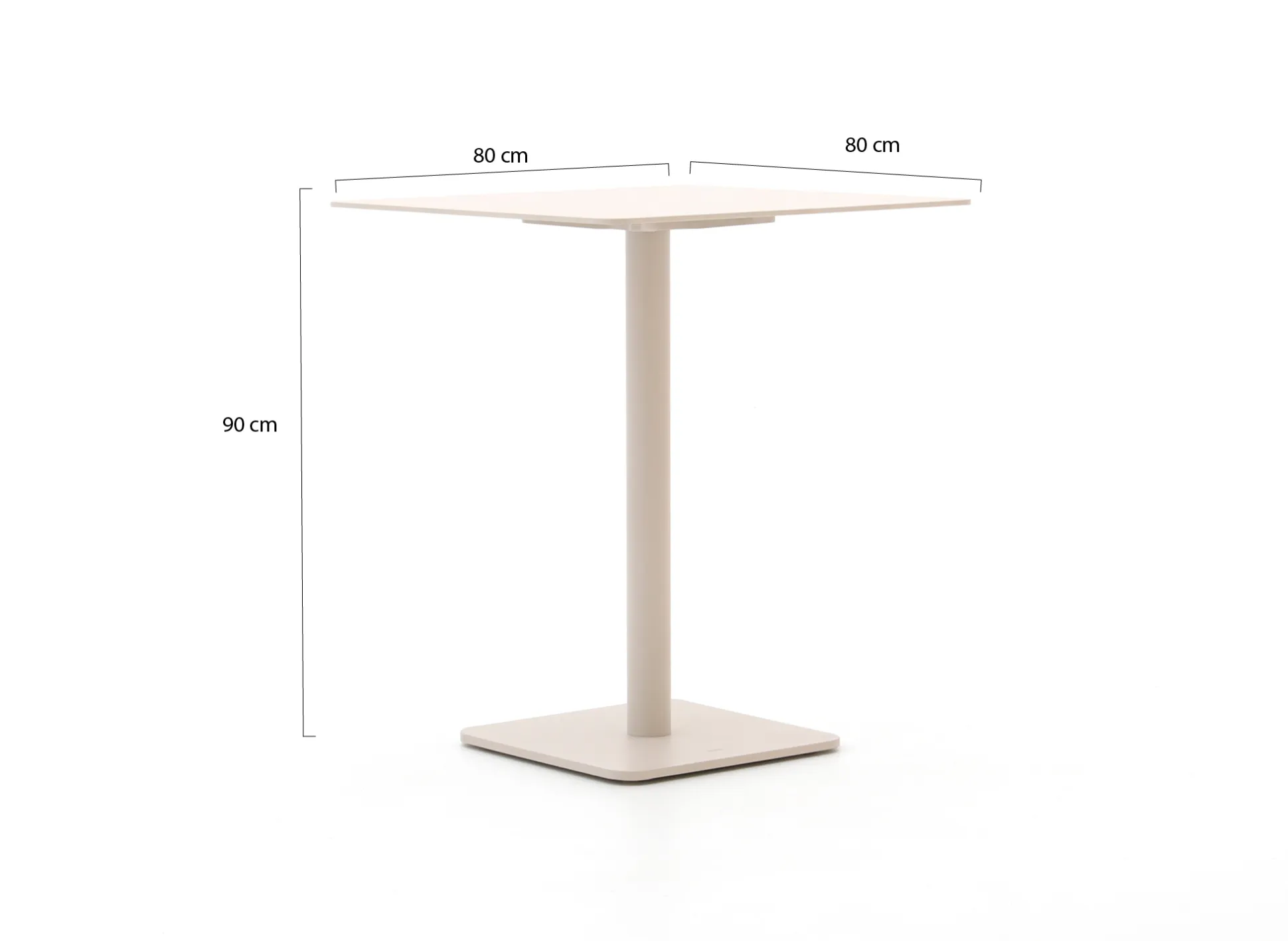 SUNS Nova low bartafel 80x80x95cm