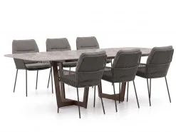 SUNS Punta/Palermo 240cm dining tuinset 7-delig
