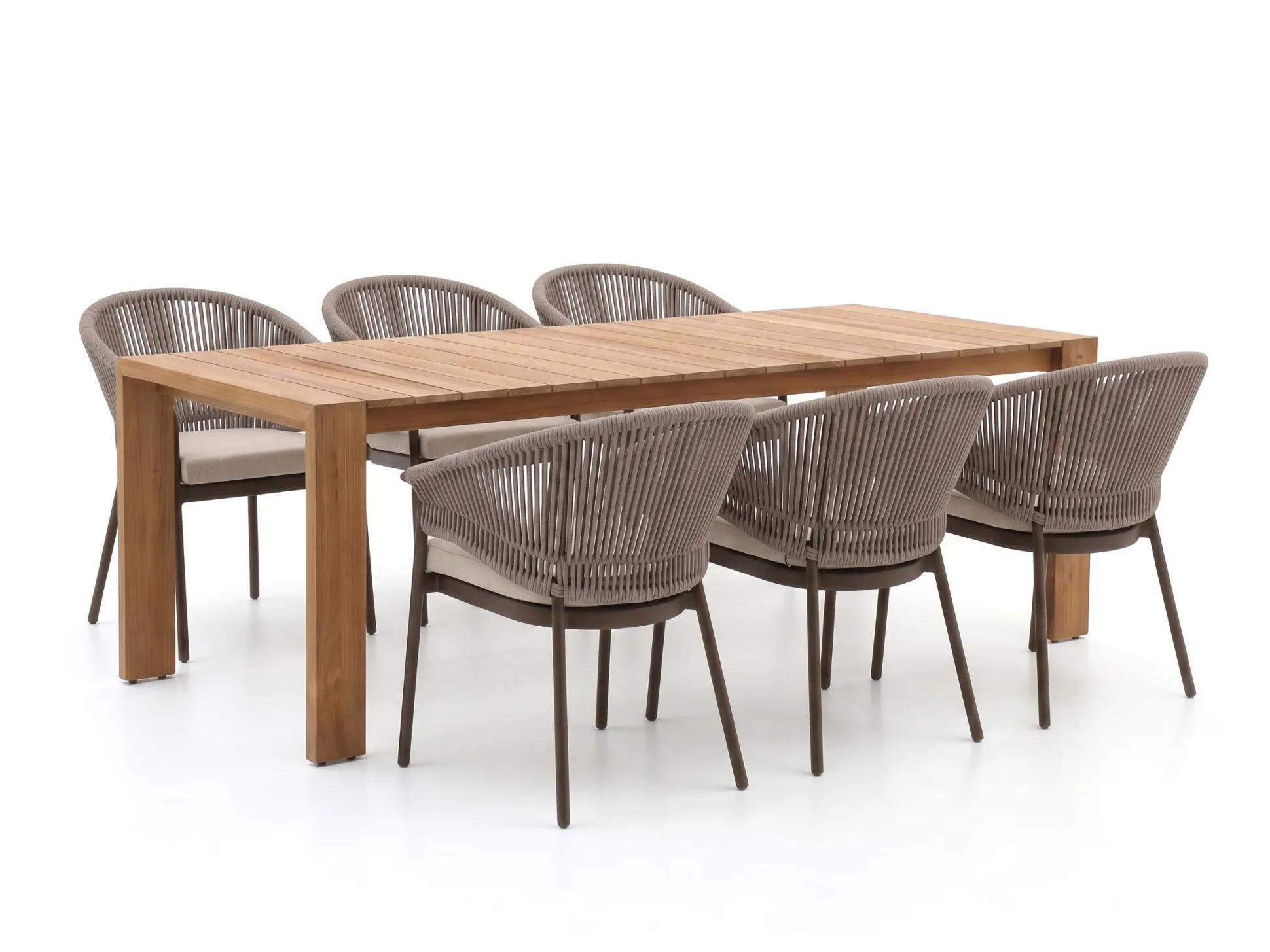 SUNS Santorini/Erice 240cm dining tuinset 7-delig