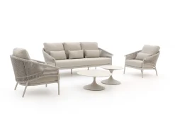 SUNS Santorini/Nova stoel-bank loungeset 5-delig