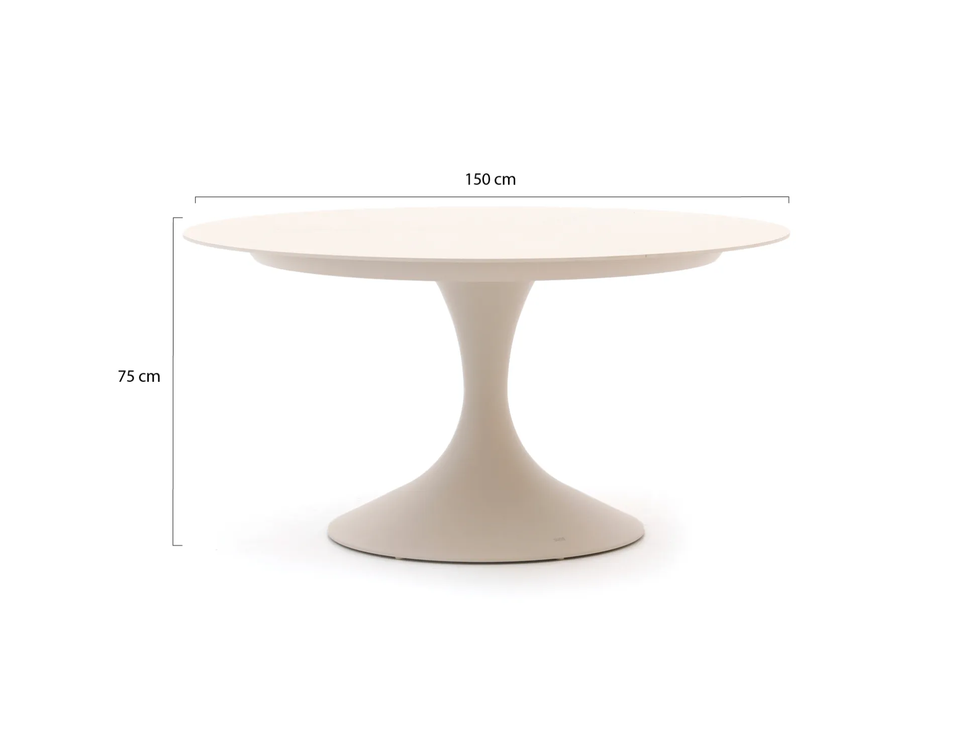SUNS Sato/Nova ø150cm dining tuinset 6-delig
