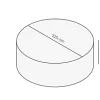SUNS Tuinmeubelhoes R2 diningset ø 220cm (h: 87cm)