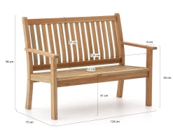 Sunyard Oxford tuinbank 120cm