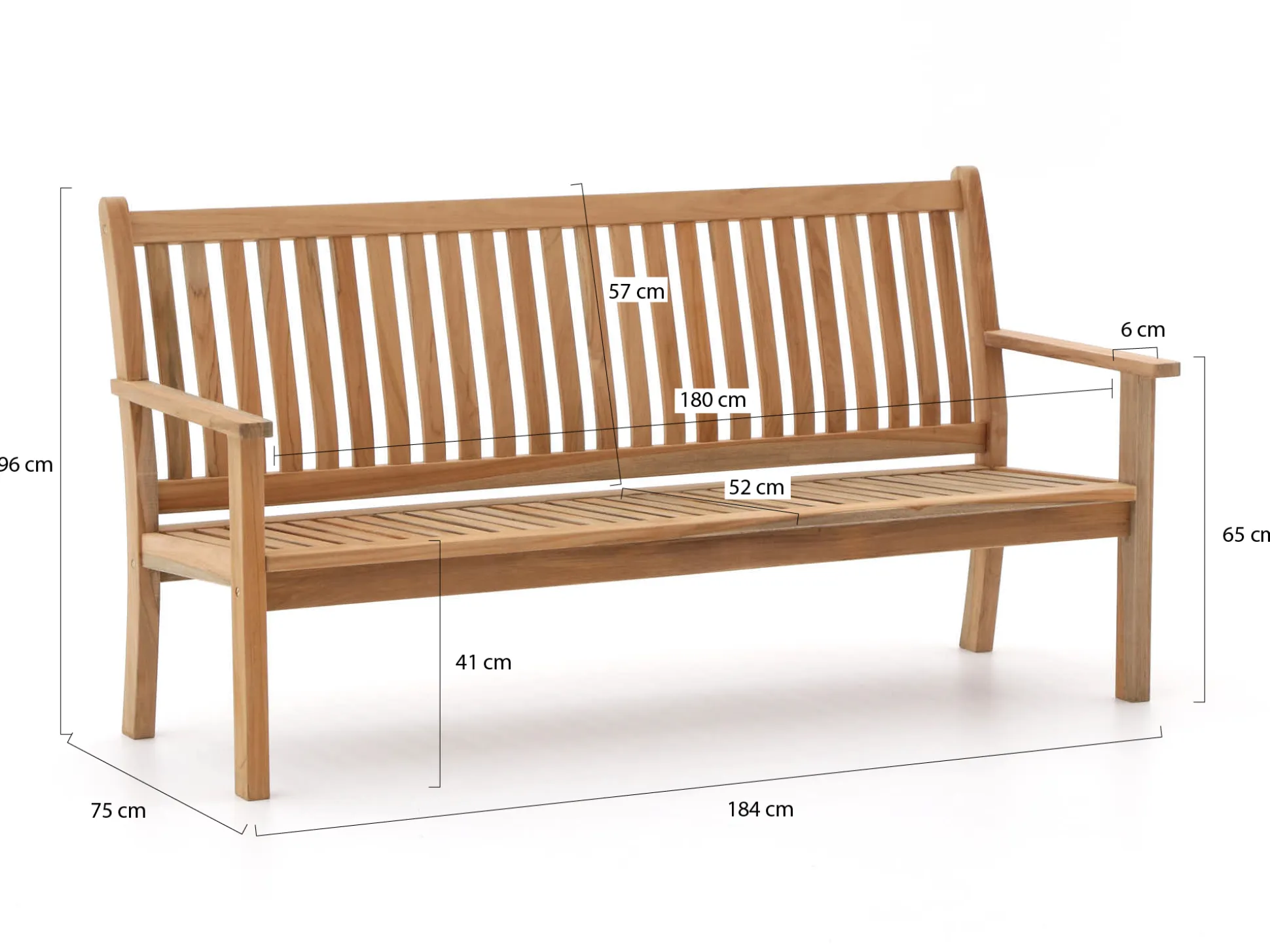 Sunyard Oxford tuinbank 180cm