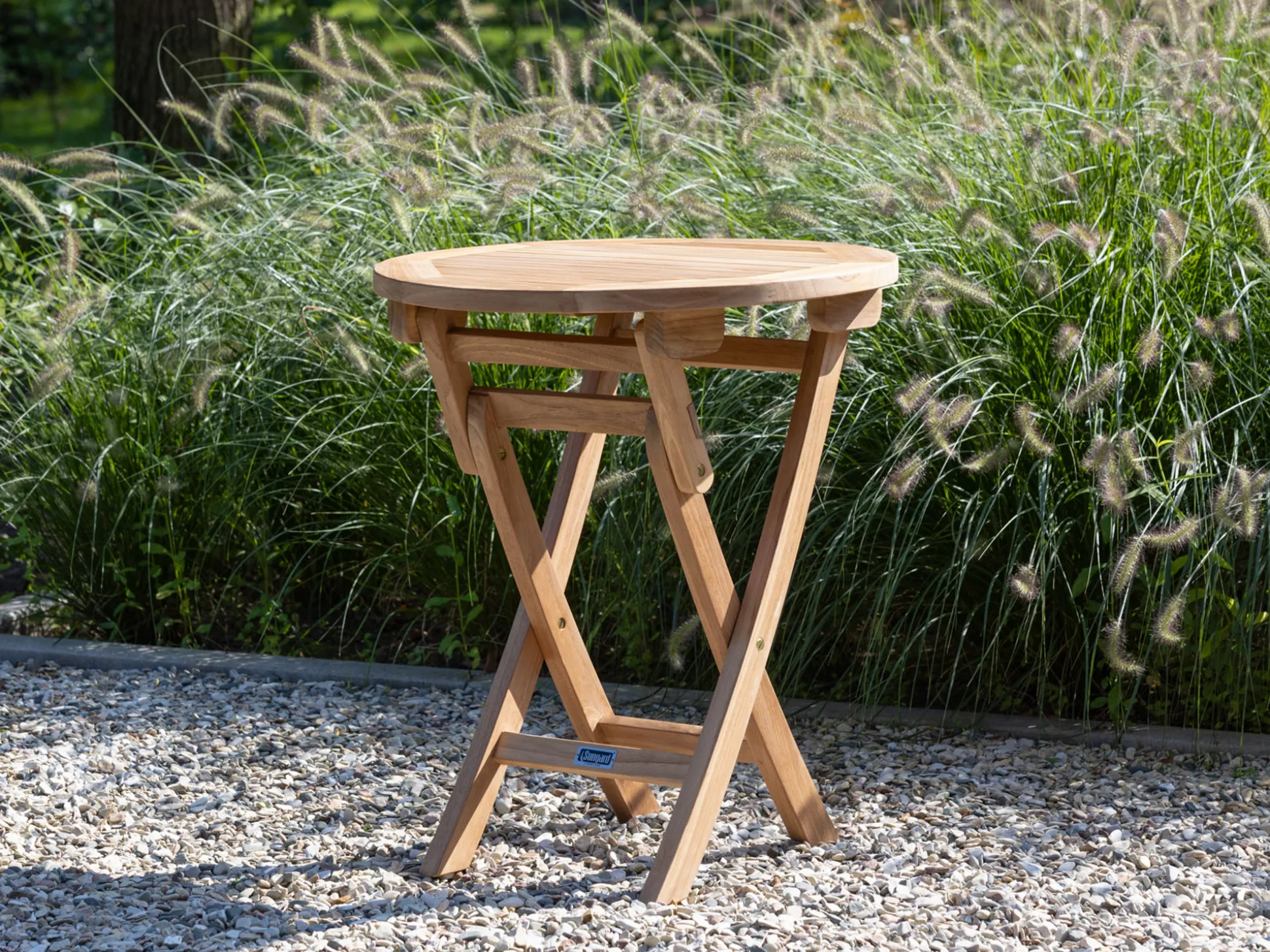 Sunyard Preston klaptafel ø 80cm (h:75cm)