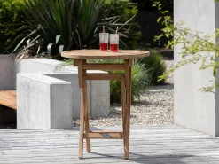 Sunyard Preston klaptafel ø 65cm (h:75cm)