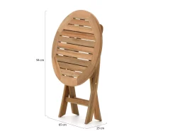 Sunyard Preston klaptafel ø 65cm (h:75cm)