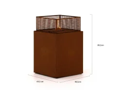 Tenderflame Agni 50 haard 49,5x49,5x80,2cm