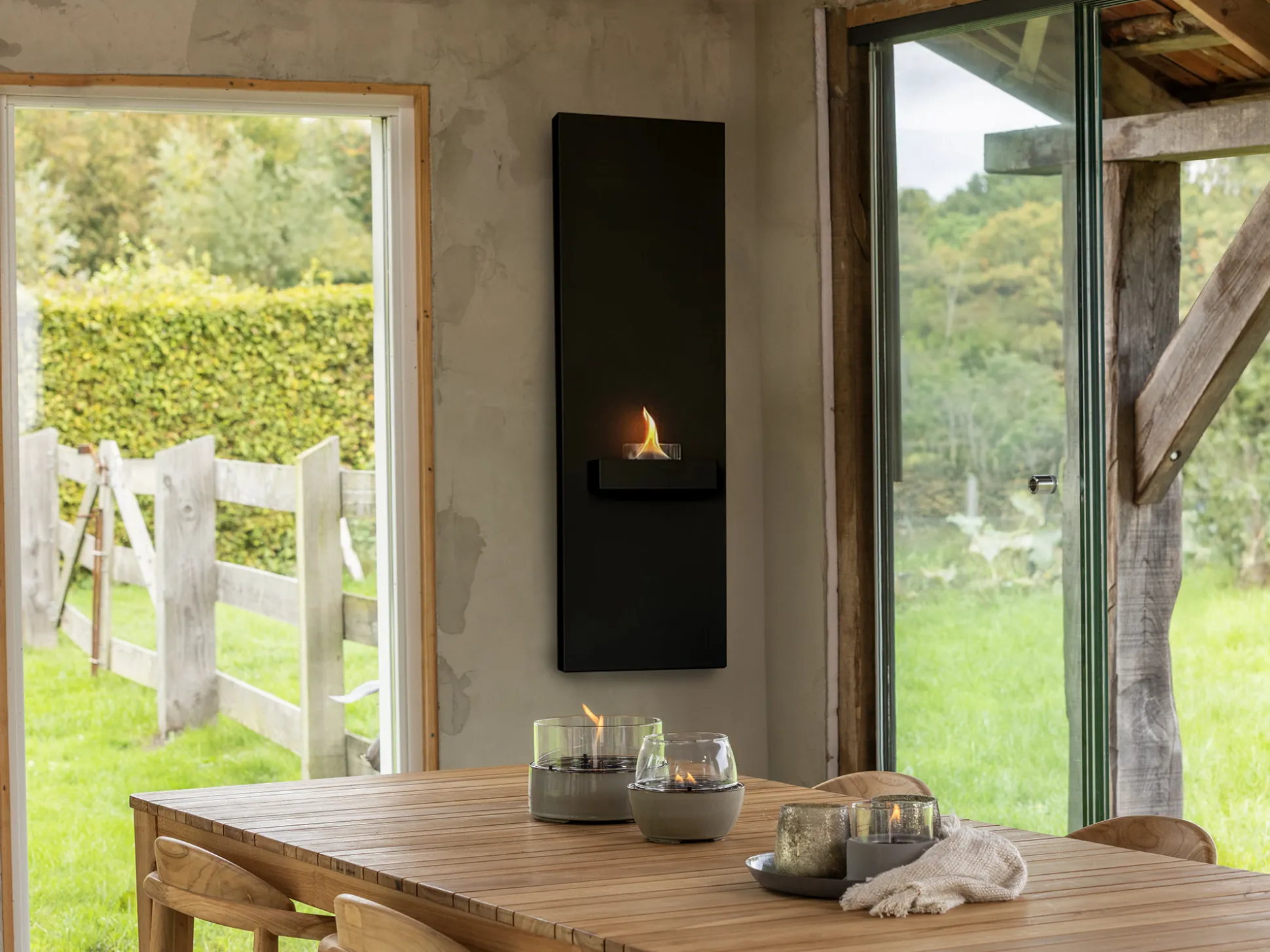 Tenderflame Rock 90 wandhaard 40x24,5x130cm