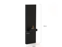 Tenderflame Rock 90 wandhaard 40x24,5x130cm