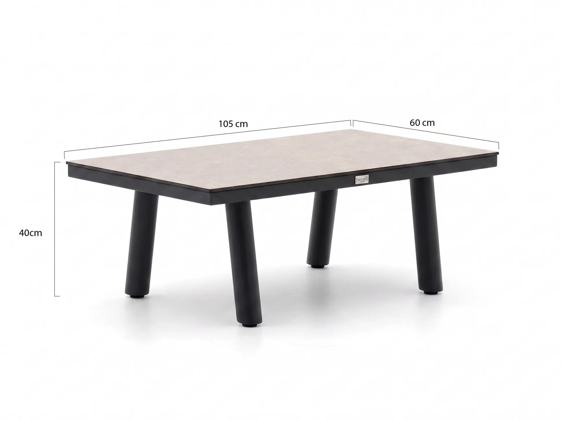 Tierra Outdoor Musone lounge tuintafel 105x60x40cm