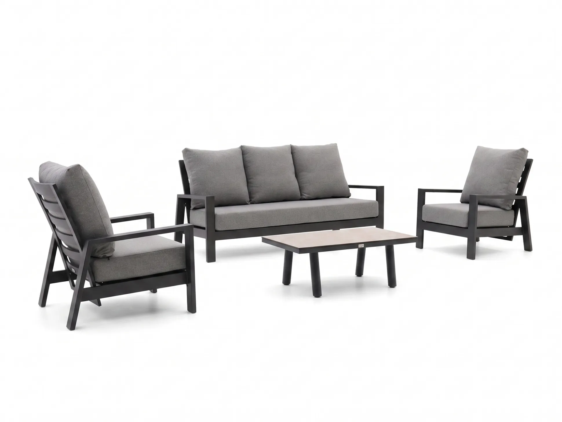 Tierra Outdoor Musone stoel-bank loungeset 4-delig 5-zits verstelbaar