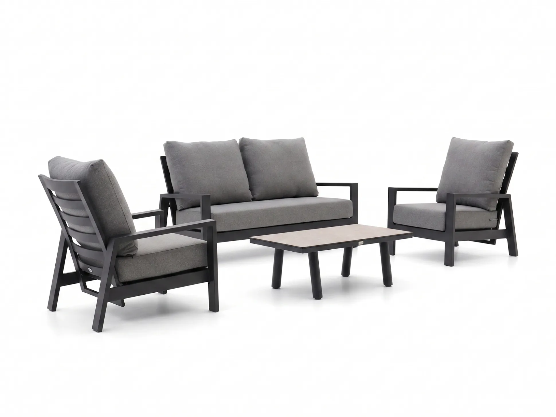 Tierra Outdoor Musone stoel-bank loungeset 4-delig 4-zits verstelbaar