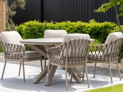 Tierra Outdoor Natal/Oblong 200cm dining tuinset 5-delig