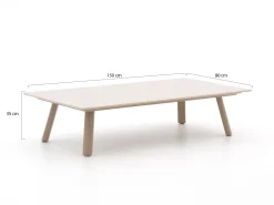 Tierra Outdoor Oasis lounge tuintafel 150x80x35cm