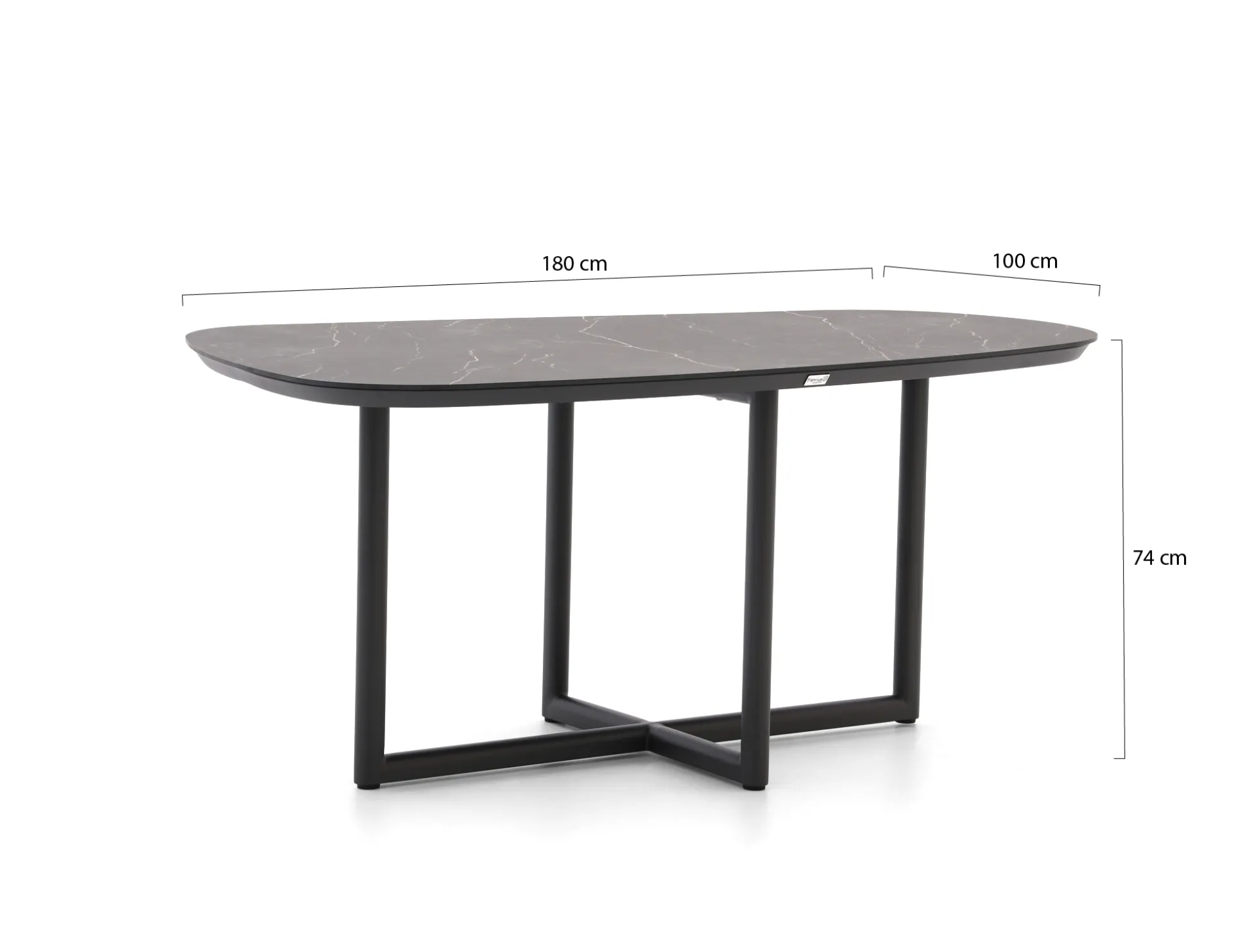 Tierra Outdoor Rivera dining tuintafel 180x100x74cm
