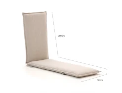 Tuinkussen voor deckchair 200x50cm