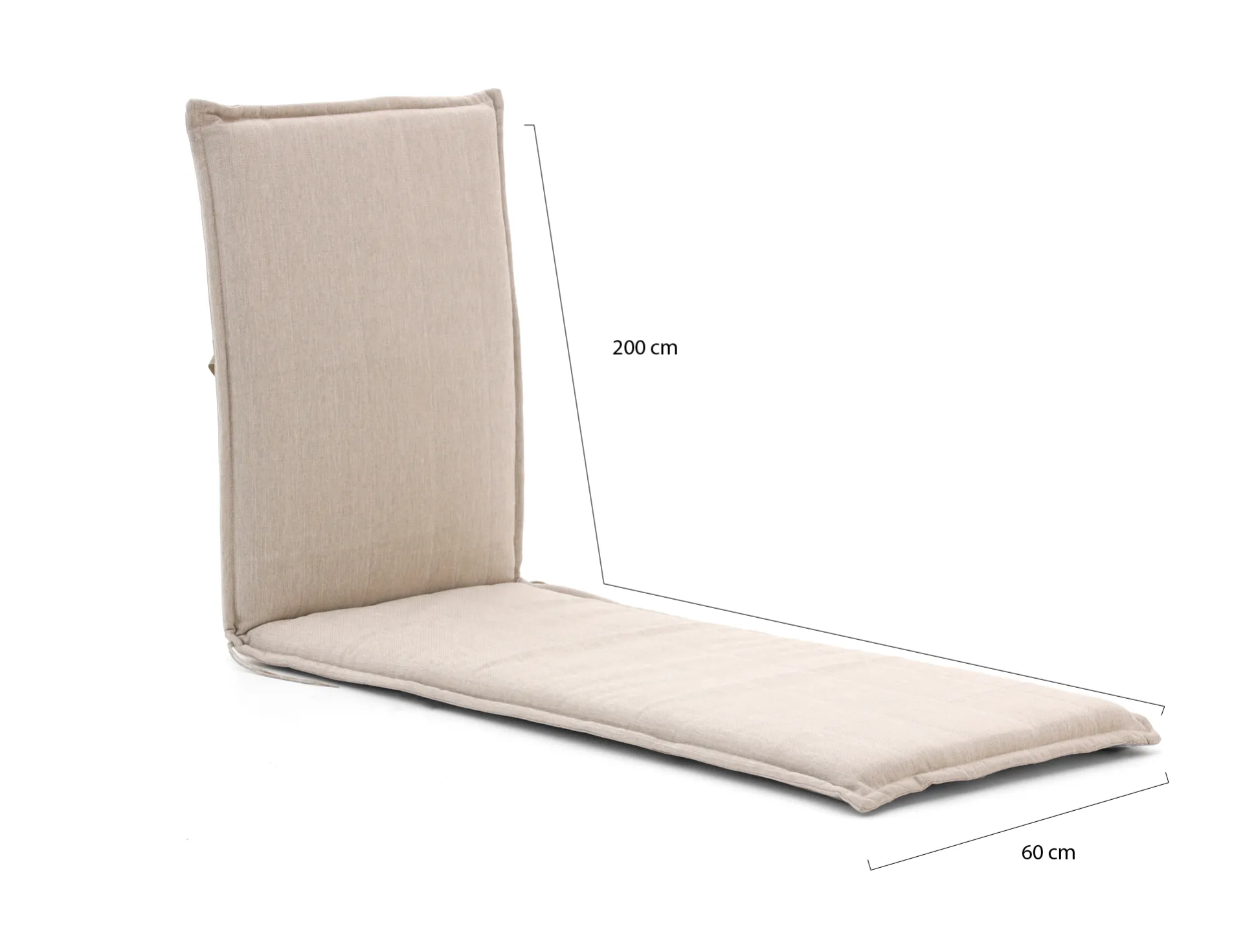Tuinkussen voor ligbed 200x60cm