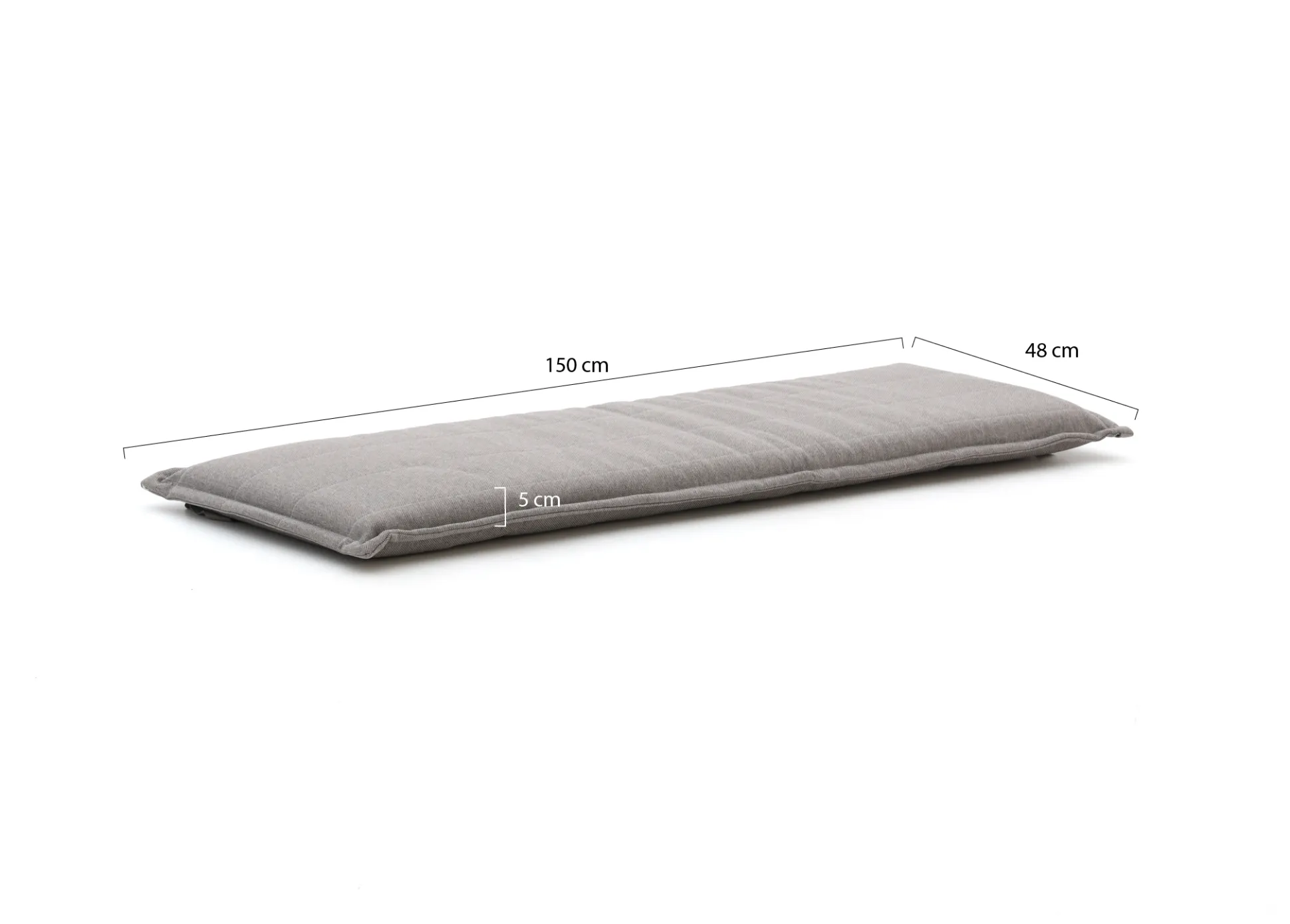 Tuinkussen 150x48cm voor tuinbank