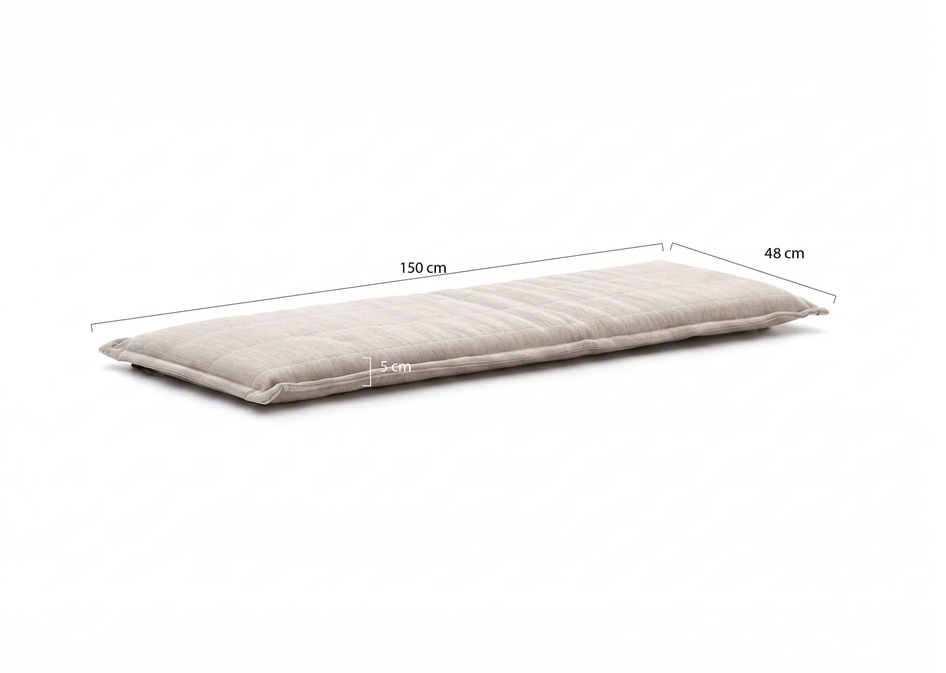 Tuinkussen 150x48cm voor tuinbank