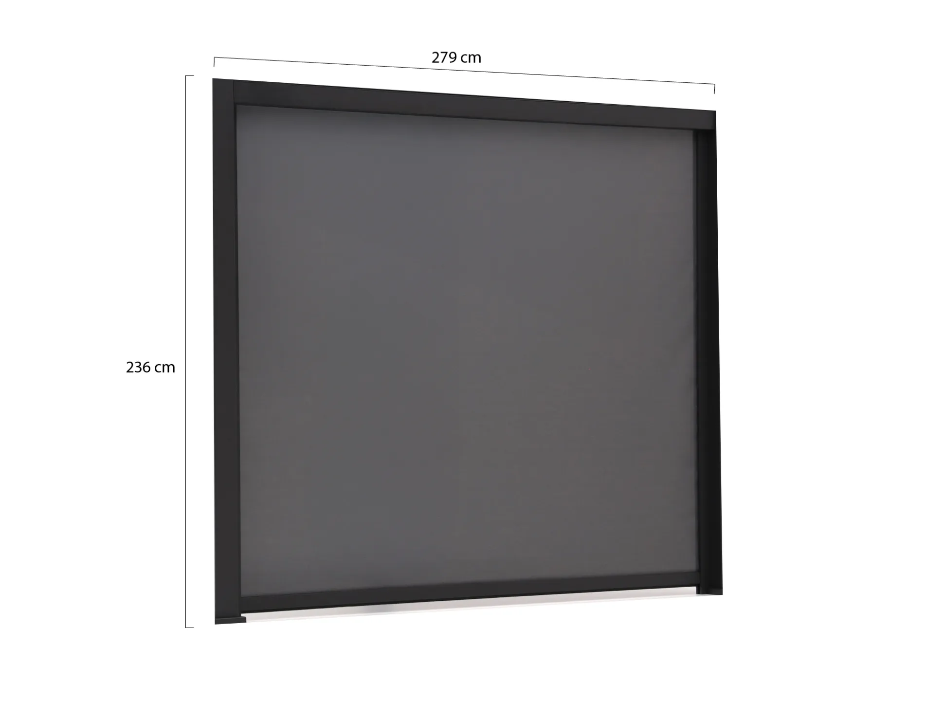 Windscherm 300cm t.b.v. Cedrino Pergola 300/400/600x300x255cm