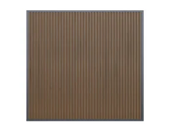 WPC Wand 265cm t.b.v. Cedrino Pergola 530x360x255cm