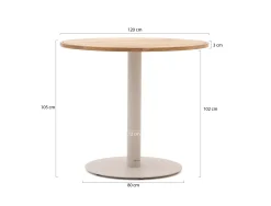 Zavelli Cuore bartafel ø120cm (h:105cm)
