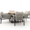 Zavelli Cuore ø 120cm dining tuinset 5-delig