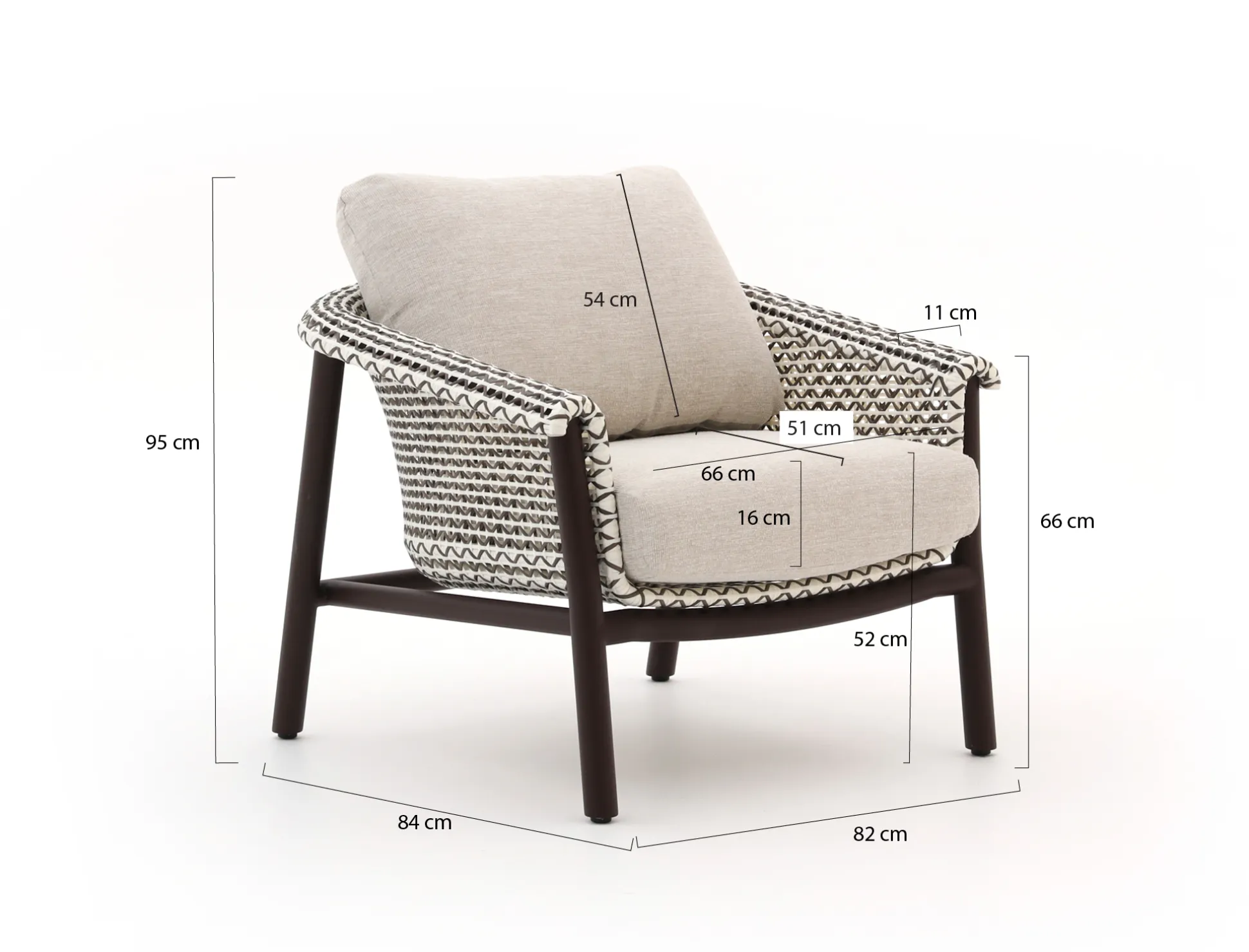 Zavelli Cuore ø 150cm low dining tuinset 5-delig
