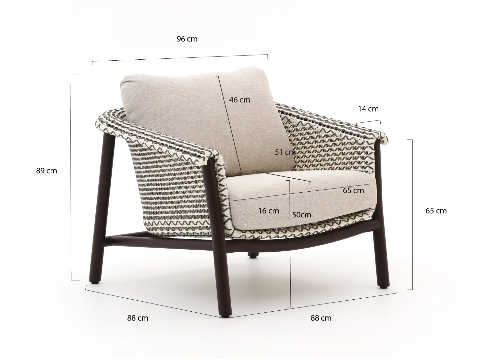 Zavelli Cuore lounge tuinstoel