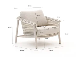 Zavelli Cuore lounge tuinstoel