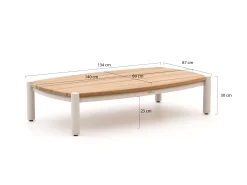 Zavelli Cuore lounge tuintafel 140x80x30cm