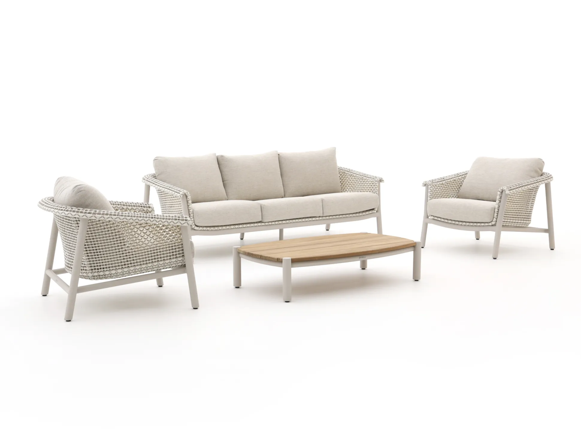 Zavelli Cuore stoel-bank loungeset 4-delig 5-zits