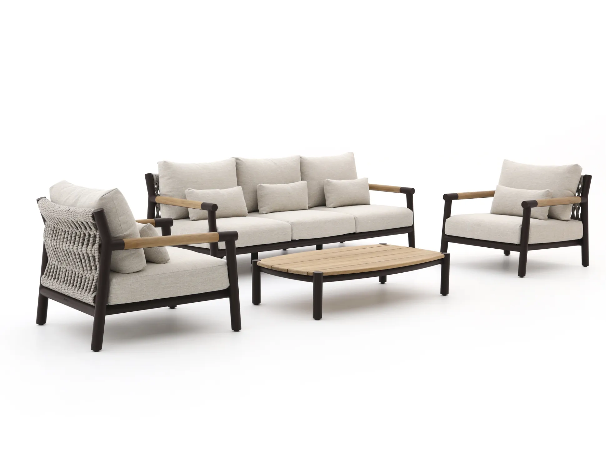 Zavelli Divina stoel-bank loungeset 4-delig 5-zits