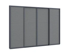 Zonwerende schuifdeuren 360x235cm t.b.v. Cedrino Pergola