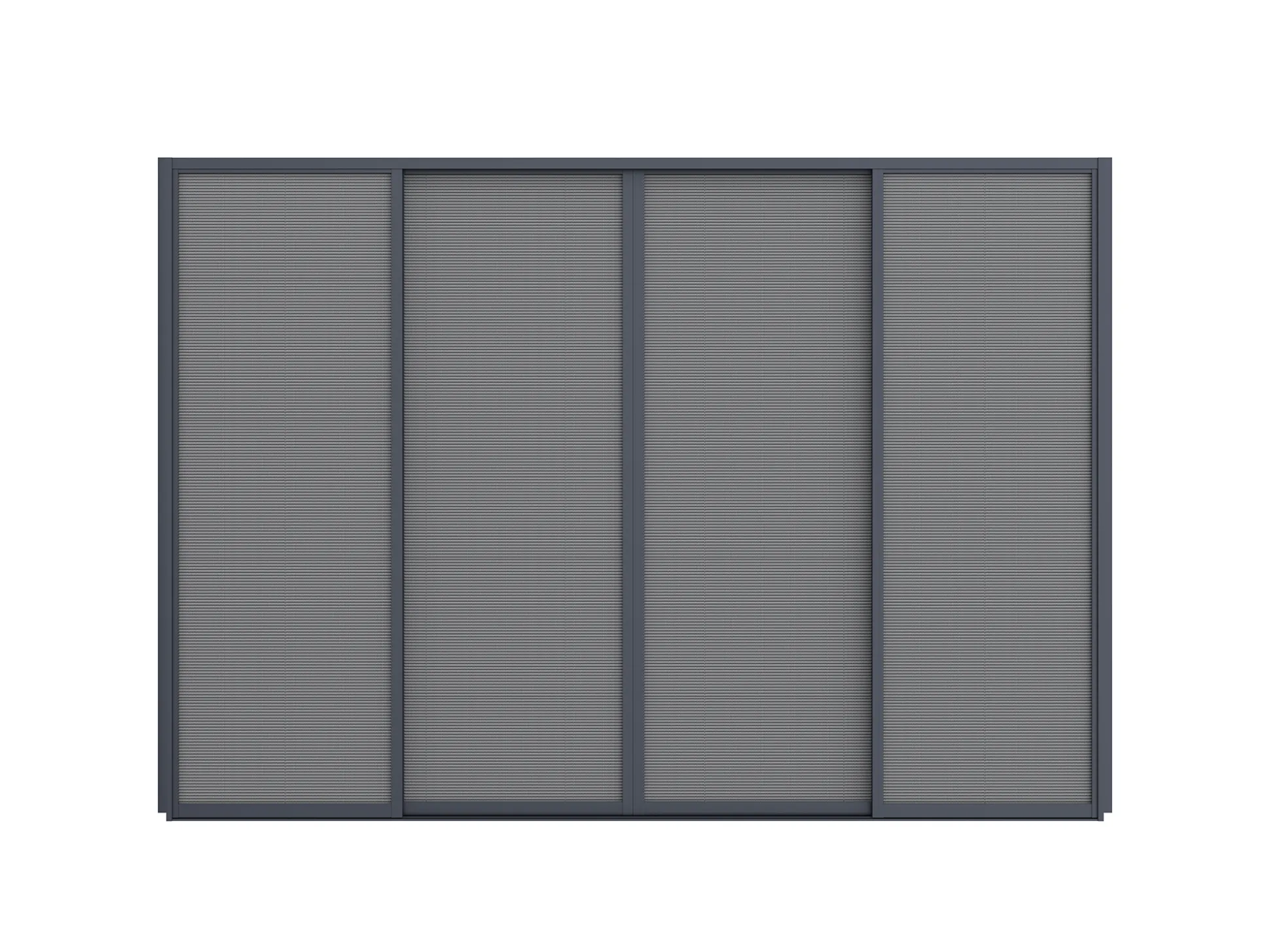 Zonwerende schuifdeuren 360x235cm t.b.v. Cedrino Pergola